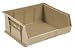 Premium Stacking Bins 11 X 10-7/8 X 5 Beige. Package of 6