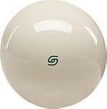 Cue and Case MCBGL 2.25 Inch Aramith Magnetic Cue Ball with Green Logo for Coin-Operated Tables.