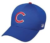 MLB ADULT Chicago CUBS Home Blue Hat Cap Adjustable Velcro TWILL