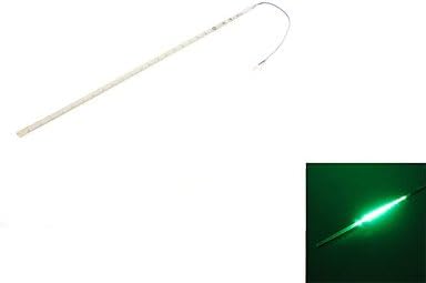 30cm 20-LED Green Light Flashing Strip Lamp for Car (DC 12V)