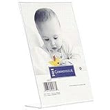 Burnes of Boston Clear Acrylic L Shaped Bent-Back Horizontal Frame for a 6 x 4 Photograph. by 