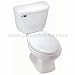 Two-Piece One Flush Performance Elongated Front Toilet 147-123BISC