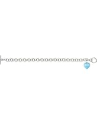 Sweethearts® Enamel Heart Charm Bracelet Sterling Silver " Xoxo " 85511
