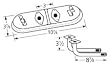 Universal Stainless Steel Oval Burner and Venturi Kit
