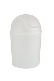 Wenko 15199100 Schwingdeckeleimer Arktis - 4.5 Liter, 32 cm hoch, weiß gefrostet