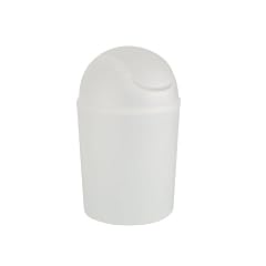 Wenko 15199100 Schwingdeckeleimer Arktis - 4.5 Liter, 32 cm hoch, wei� gefrostet