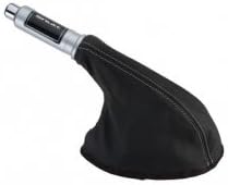 Shutt Auto Silver Spider E-Brake Handle With Boot and Gray Stitches