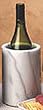 7" White Marble Wine Cooler (06-1120) Category: Wine Glasses