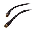 25FT RG6 Coax F-type Cable Connect Tv Satellite Box Ant&vcr