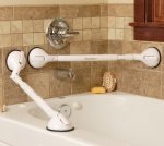 HealthPersonalCare: Bridge Medical Telescoping Pivot Grip Portable Grab Bar   FREE Shipping
