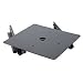 Knape & Vogt 1388 Full-Extension Heavy-Duty TV Roll-out Swivel Slide Black