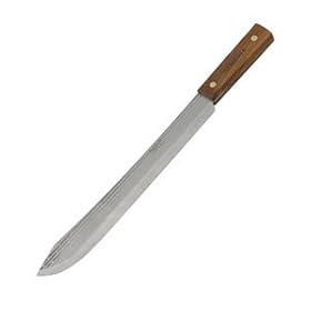 Click here to buy 10 Carbon Steel Butcher Knife by Ontario Knife.