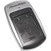Power2000 Mini Universal 110/220V AC/DC Charger for Sony NP-FM50/70/90/500H NPF-550/750/950/960, P-QM51, NP-QP71, NP-QM91 Some, JVC Lithium Ion Battery