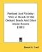 Portland And Vicinity: With A Sketch Of Old Orchard Beach And Other Maine Resorts (1881)