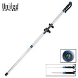 Trekking Poles Online Shop Ranking 18. United Cutlery 2559 Silver and Blue Cathedral Peak Hiking Staff