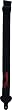 Fender 2" Black Poly Strap, Red