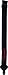 Fender 2" Black Poly Strap, Red