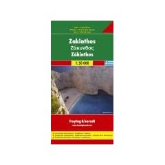Freytag Berndt Autokarten, Zakinthos 1:50.000: Touristische Informationen. Autof�hren, Marinas (Road Map)