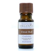 Essential Oil Organic Clove Bud .33oz 0.33 Ounces by Aura Cacia