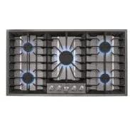 Whirlpool Gold : GLS3665RS 36in Stainless Steel Gas Cooktop with 5 Sealed Burners