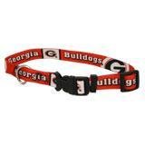 New! Large Georgia Bulldogs Dog Collar