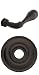 Baldwin 5100.102 Oil Rubbed Bronze Half Dummy 5100 Solid Brass Lever with 5048 Rosette