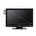 Hitachi L26D103 - 26" LCD TV with built-in DVD player - widescreen - 720p - HDTV - high-gloss black