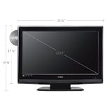 Hitachi L26D103 - 26 LCD TV with built-in DVD player - widescreen - 720p - HDTV - high-gloss black