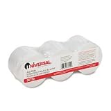 Single-Ply Adding Machine/Calculator Roll, 16lb, 2-1/4"x150 ft, White, 3/Pack