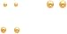 14K Gold 3 Pair Set Gold Bead Stud Earrings Jewelry