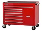 PROTO 455041-7RD-1S - 50-1/2W x25D x 41H RED 7-Drawer Workstation