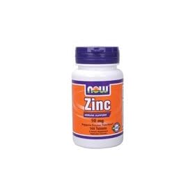 Now - Zinc Gluconate 50Mg 100 TabsNow Foods, Zinc Gluconate 50 mg