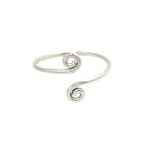 Toe Ring .925 Sterling Silver with Adjustable Design