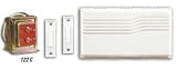 Heath Zenith 102 Basic Series, Wired Door Chime, Contractor Kit with Mixed Push Buttons, White