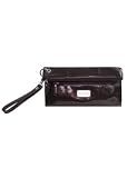 Amy Michelle Poppy Diaper and Wipes Clutch Pearlized Chocolate