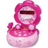 Barbie Hour Garden Talking Alarm Clock Radio with Nightlight