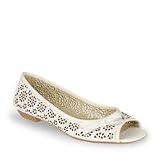 NATURALIZER Women's Pola (White Leather 11.0 W)
