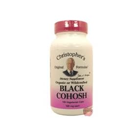 Click here to buy CHRISTOPHER'S ORIGINAL FORMULAS Single Herb Black Cohosh 100 vegicaps by CHRISTOPHER'S ORIGINAL FORMULAS.