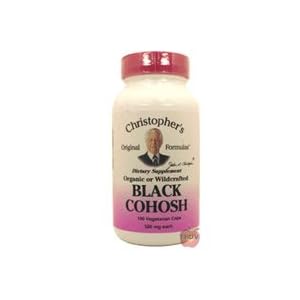 CHRISTOPHER'S ORIGINAL FORMULAS Single Herb Black Cohosh 100 vegicaps by CHRISTOPHER'S ORIGINAL FORMULAS