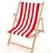RED STRIPED CHILDS DECKCHAIR