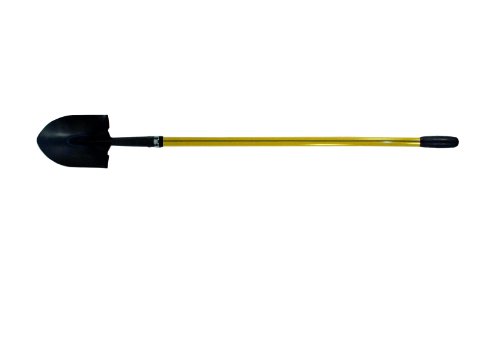 Nupla 69032 Irrigation/Floral Small Head Shovel with 16 Gauge Hollow Back and Butt Grip, 48" Classic Handle