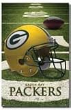 Green Bay Packers NFL Logo Art Poster Print 22x34
