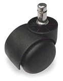 Dakota Designs 1FAU8 Hard Floor Casters, Capacity 300 Lb, Pk5
