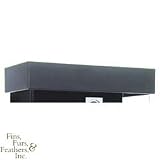  : Clear-for-Life LS  Black Medium Density Fiberboard Canopy for 48in x 13in Aquarium