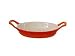 Staub Orange Mini Oval Dishes Set of 2