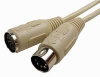 Cable, AT Keyboard Extension, Din5 M/F, 3'