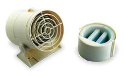 Westward 1UCE8 Fan, Upstanding, 12 V, Dia 4 In