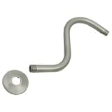 Buy 8 Brushed Nickel Shower Head S Curved Wall Mount Arm by BF