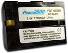 Power 2000 ACD-253 Rechargeable Battery ( Nikon EN-EL3A Equivalent )