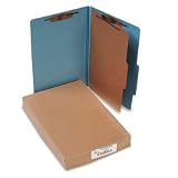 ACCO BRANDS / ACC16024 / Pressboard 25-Point Classification Folders, Lgl, 4-Section, Sky Blue, 10/bx / Sold as 1 BX